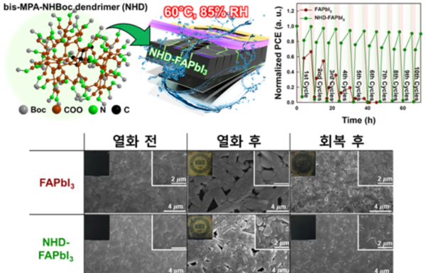 고민재 교수팀, ‘손상에도 스스로 복구되는 스마트 태양전지’ 반복 자가치유 기술 개발